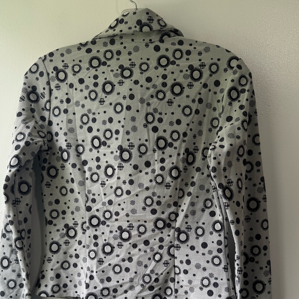 Alberto Makali Gray and Black Full Zipper Shirt - Picture 9 of 10